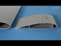 Gümüş toz boyama endüstriyel fan bıçağı 16ft büyük bıçağı tavan fanı