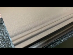 6063 T5 Toz olarak boyanmış alüminyum cam çerçeve profili