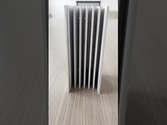 Siyah Anodizing Alüminyum Heatsink Profilleri / LED Işık için Isı Sızdırıcı Profilleri