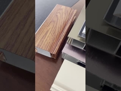 Trenler için Alaşım 6063 / 6061 Alüminyum Ekstrüzyon Çubuk Dikdörtgen Boru