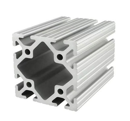 ODM 80*80 V Slots T-Slot Aluminum Profile with Sandblasting Anodized Surface for Industrial Use