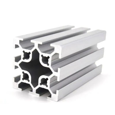 Customized CNC Milling Aluminum Extrusion Profile System with 60 Series T-Slot and Powder Paint Finish