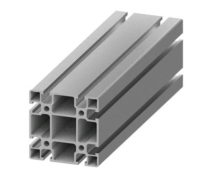 Customized CNC Milling Aluminum Extrusion Profile System with 60 Series T-Slot and Powder Paint Finish