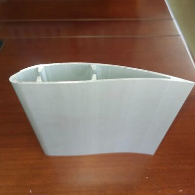 6063 Alloy Aluminum Extrusion Industrial Fan Blade Profile with Sandblast Anodizing and Customized CNC Machining