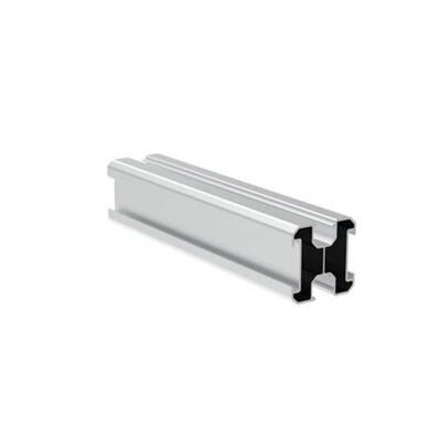 6063 Alloy Solar Mounting Rail Aluminum Extrusion Profile with Powder Coating and Customizable Dimensions