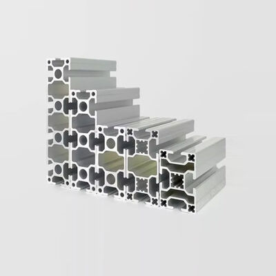 6063 Alloy Anodized Aluminum T-Slot Profile with Customizable Dimensions for Industrial Applications