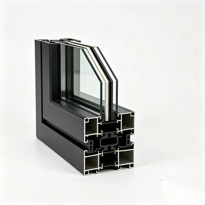 Customized 6063 T5 Aluminum Extrusion Profiles with Anodizing for Windows Doors and Curtain Wall Systems