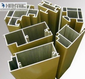 T66 Kumlama Saten Alüminyum Kapı Extrusions ROHS / SGS Onayı