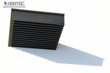 Siyah Eloksal Alüminyum Soğutucu Extrusions Dövme OEM Döküm
