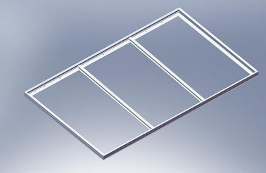 Çatı 6063-T5 Alüminyum Güneş Paneli Çerçeve Sınır Siyah 40 * 40mm