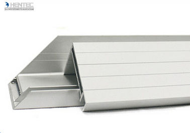 Siyah / Simli Eloksal 6063 Alüminyum Güneş Paneli Çerçeve / Güneş Laminat Paneller Profilleri