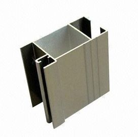 Özelleştirilmiş Siyah Alüminyum Kapı Extrusions Mill Biten / Eloksal
