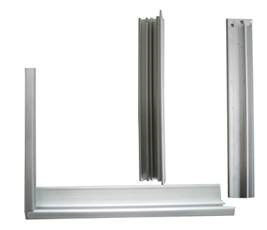 35 × 35 mm Alüminyum Güneş Paneli Çerçeve, Değirmen Alüminyum 6005 Çerçeve bitirdi