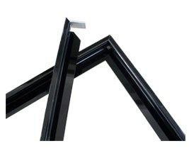 Sondaj / Bükme ile 30 × 25 mm Siyah PVDF Alüminyum Güneş Paneli Çerçeve