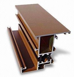 Mill Finish Alüminyum Giydirme Cephe Profili Bronz / Siyah Enerji Tasarrufu