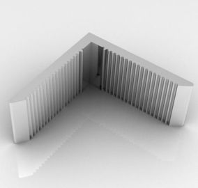 Binalar Corner için Özelleştirilmiş Alaşım alüminyum ekstrüzyon çerçeveleme