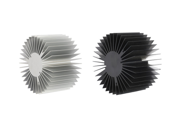 ISO9001 Alüminyum Heatsink Ekstrüzyon Profilleri Hızlı Isı Çökme için Poliş