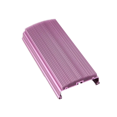 Özel CNC Makineleri 6063 Alüminyum Heatsink Ekstrüzyon Profilleri Anodize