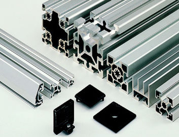 Sanayi Montaj Hattı için 40 * 40MM Ekstrüde Alüminyum Profiller