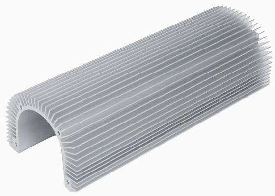 LED Işık / Makine için Doğal Anodizasyonlu Sıcaklık Lavabu Ekstrüzyon Profilleri