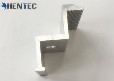 PV Son Kelepçe Ekstrüde Alüminyum Profiller Güneş Çatı Montaj Sistemleri 6063-T5 / 6060-T5
