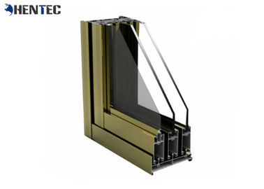 Silding / Kanatlı Alüminyum Pencere Ekstrüzyon Profilleri Özelleştirilmiş Metal Pencere Çerçeveleri