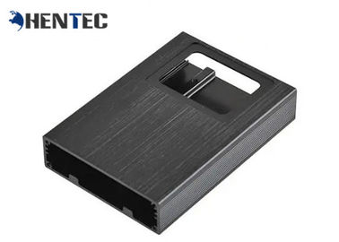 Elektronik İçin Siyah Eloksallı Alüminyum Kabuk / Ekstrüde Alüminyum Proje Kutusu