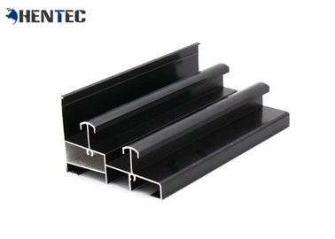 6061/6005 Alüminyum Kapı Extrusions Çelik kapı sürgülü için Cilalı