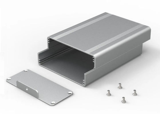 Özelleştirilmiş 6063 Alüminyum Şekil Çözümleri Pcb Muhafazası / Bariyer Koruyucu Muhafaza