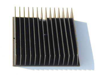 Siyah Eloksal 6005-T5 Alüminyum Soğutucu Extrusions, Bitmiş İşleme